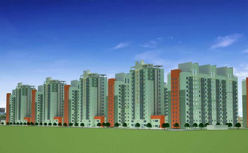 ERIN Town, Mongolia - architectural rendering