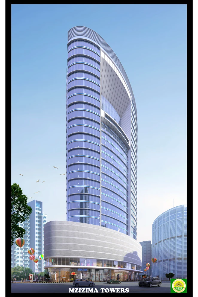 Mzizima Towers, Dar es Salaam - architectural rendering