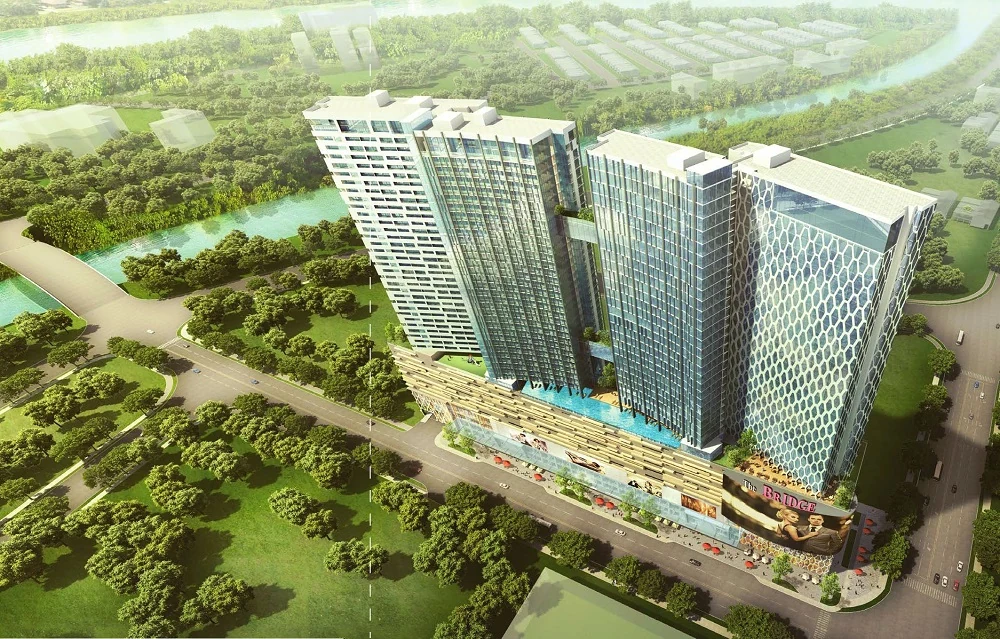 The Bridge, Phnom Penh, Cambodia - architectural rendering