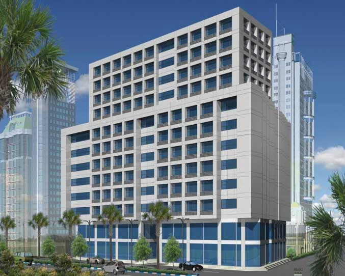 ITC Plaza, Karachi, Pakistan - architectural rendering