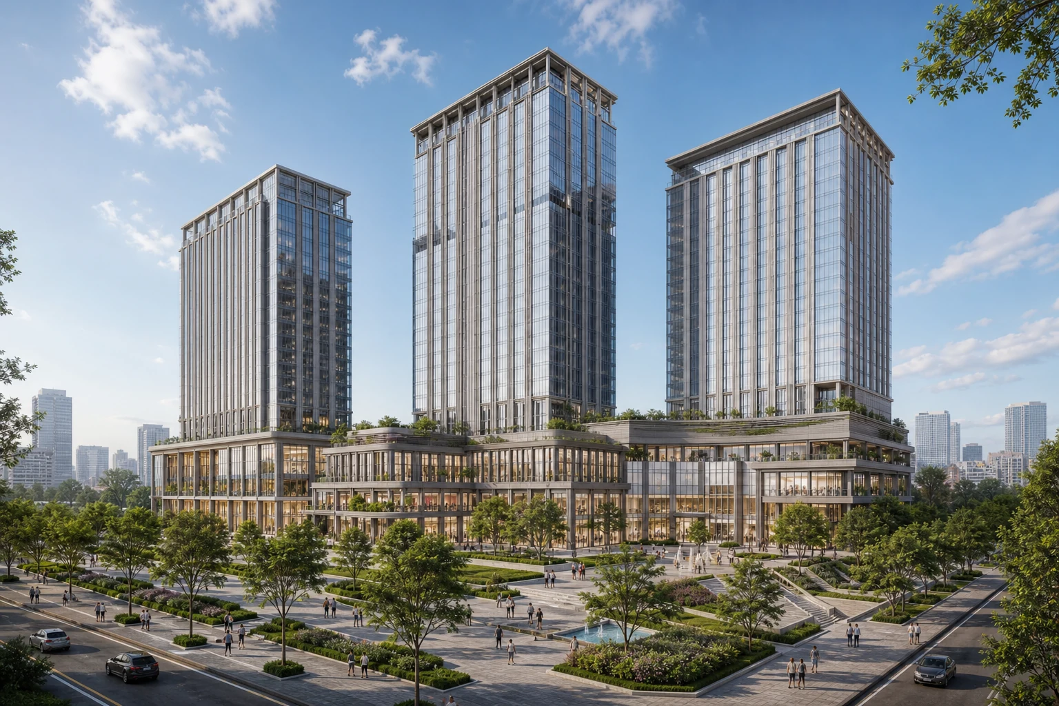 World Trade Center Reference, Vientiane - concept rendering