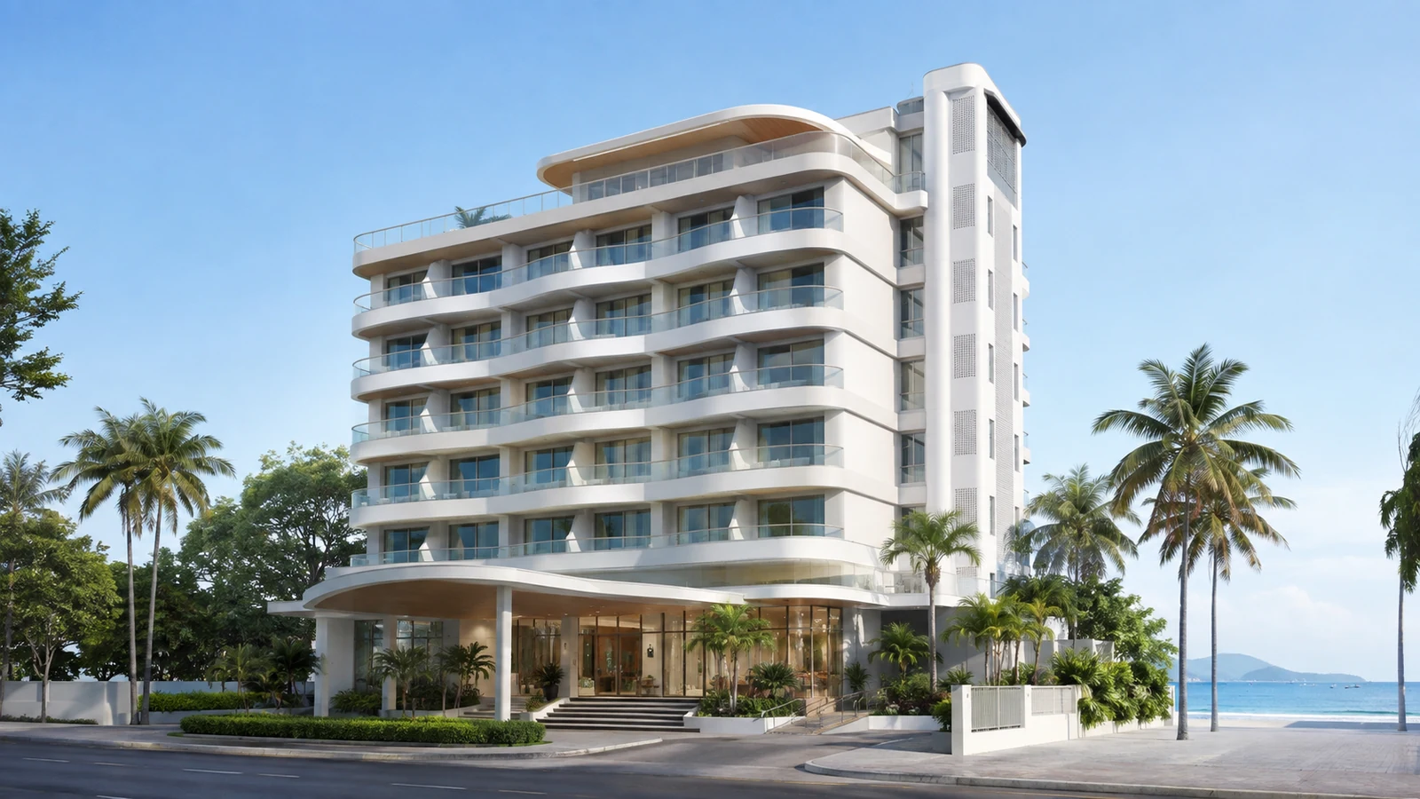 Pattaya Hotel Project, Thailand - concept rendering