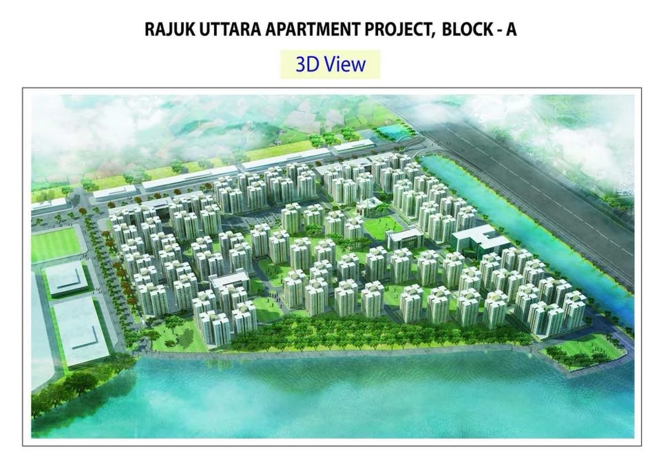 Uttara Apartment Project, Dhaka, Bangladesh - architectural rendering