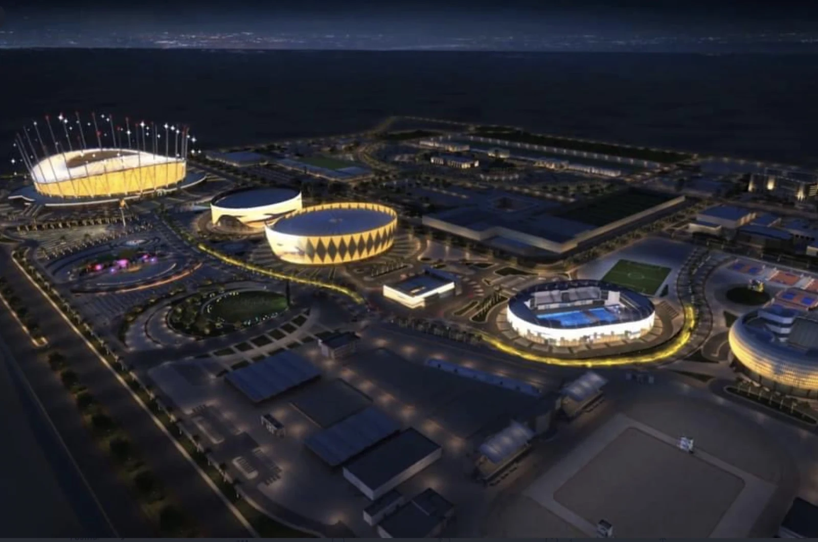Olympic City Project, Egypt - architectural rendering