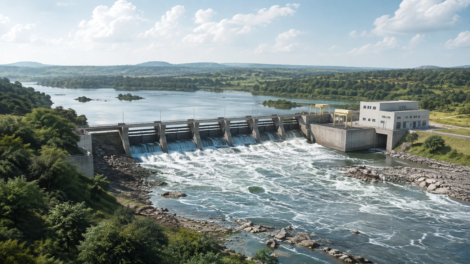 Karuma Hydropower Station, Uganda - concept rendering